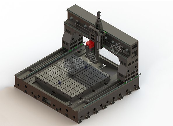 2米重型動龍門法蘭鉆銑床設(shè)計