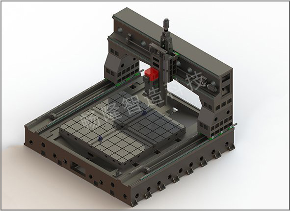 2.5米重型動龍門法蘭鉆銑床設(shè)計